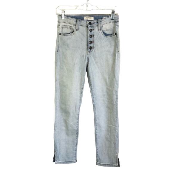 Harper Heritage Women's Size 25 Skinny Jeans Button Fly Light Wash High Rise - Picture 1 of 8